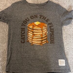 Retro brand -  Grey Pancake Graphic Tee - Catch You on the Flipside